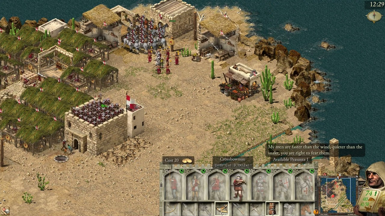 Stronghold Crusader DE Mission-80  The Big One - 30 Maps WarChest Trail,  Last Mission