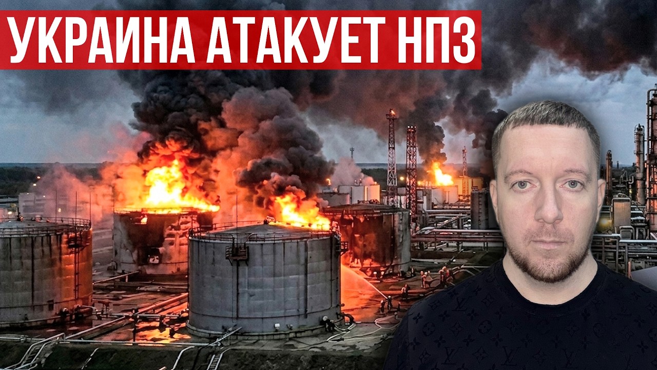 ВСУ атаковали НПЗ и морской порт в Краснодарском крае. Ситуация на фронте: бои под Константиновкой.