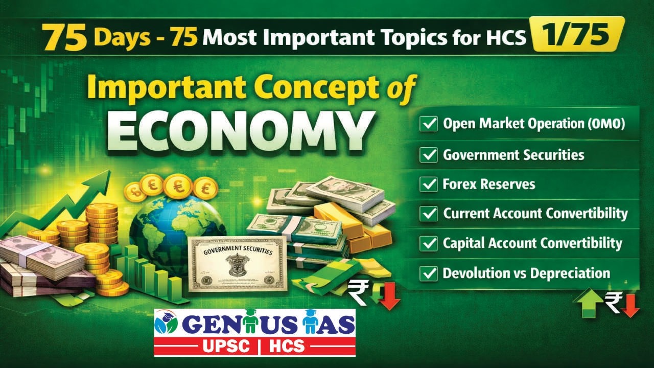 Lecture #01/75 | Important Concepts of Economy | OMO, Forex, Current & Capital Convertibility, G-sec