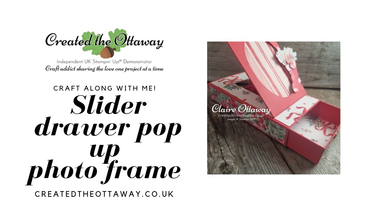DIY Slider Drawer Pop-Up Photo Frame | Handmade Gift Box Tutorial@createdtheottaway