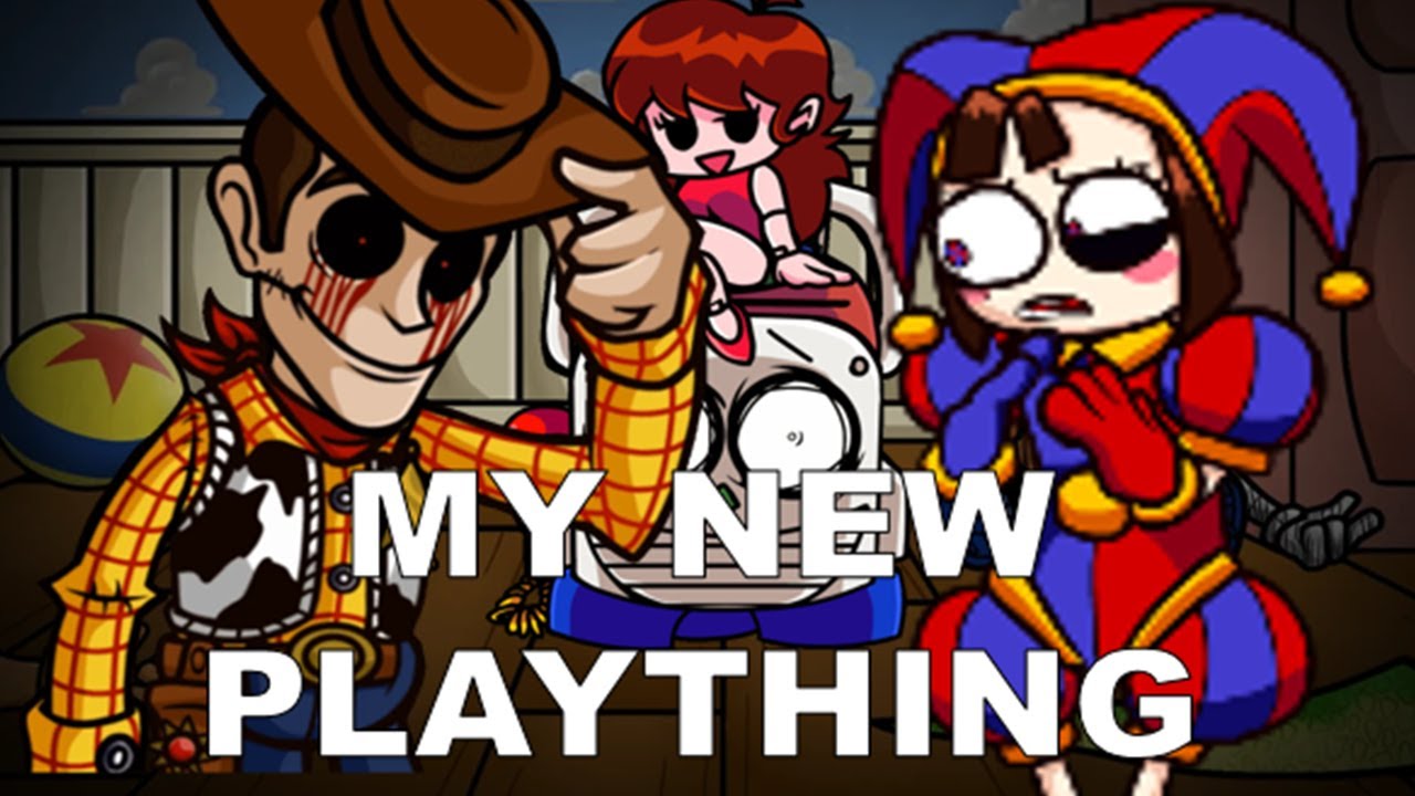 FNF New Plaything but Woody Exe and Pomnie sings it (Cover) [Toy Madness Friday]