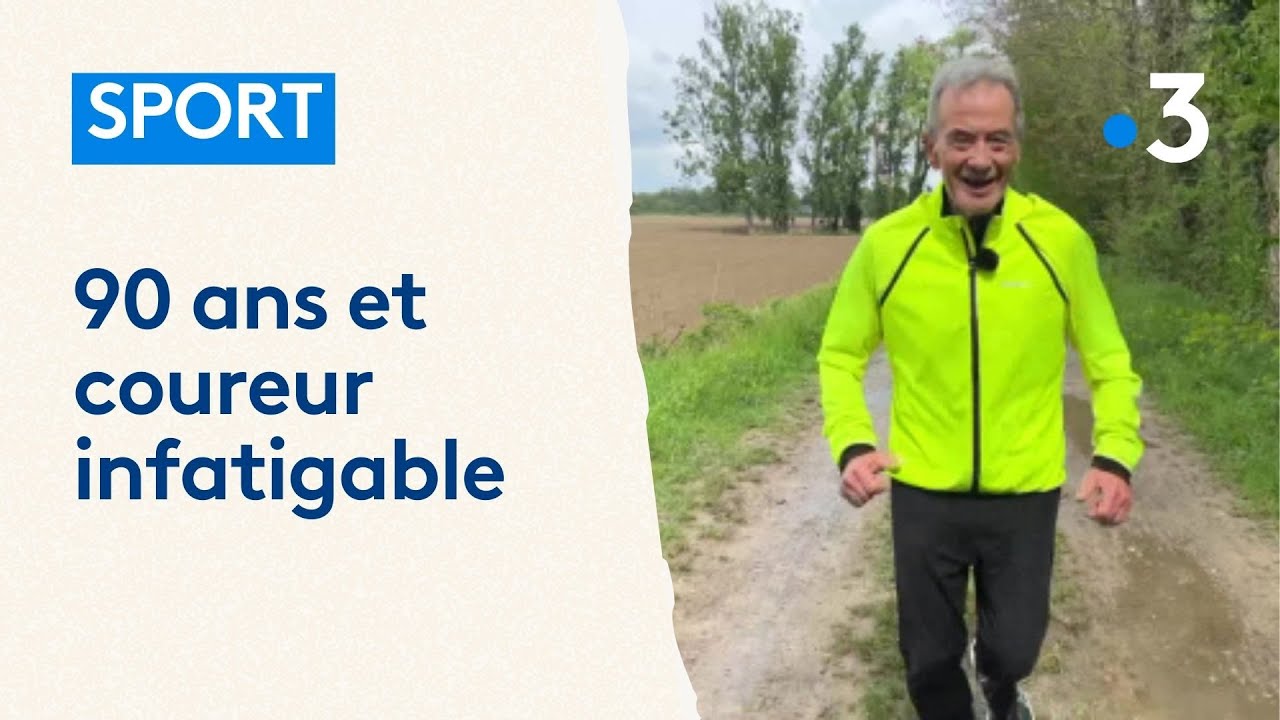 À 90 ans, il reste mordu de course à pied et de compétition