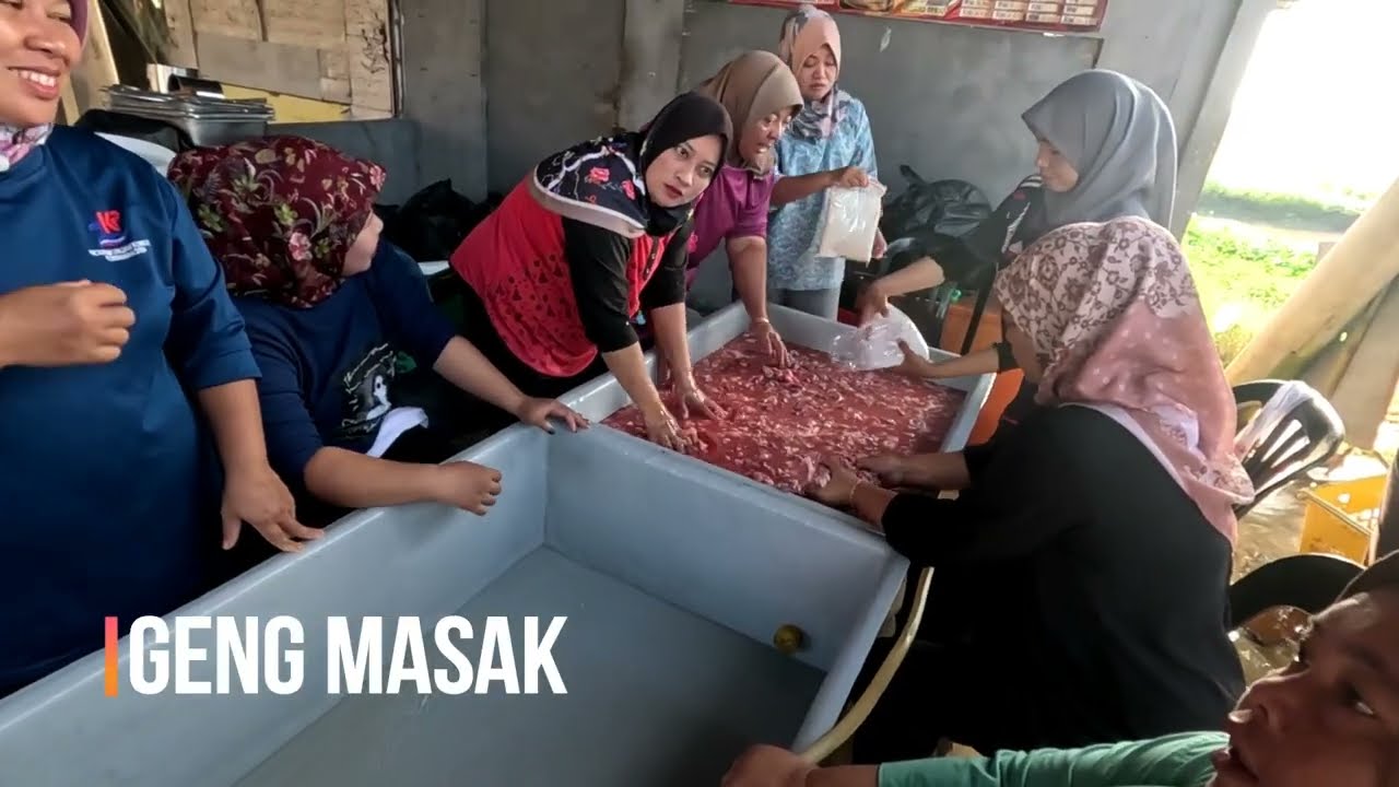 SUASANA KENDURI KAMPUNG I MERIAH DAN RIUH RENDAH I CARA KENDURI ORANG KAMPUNG