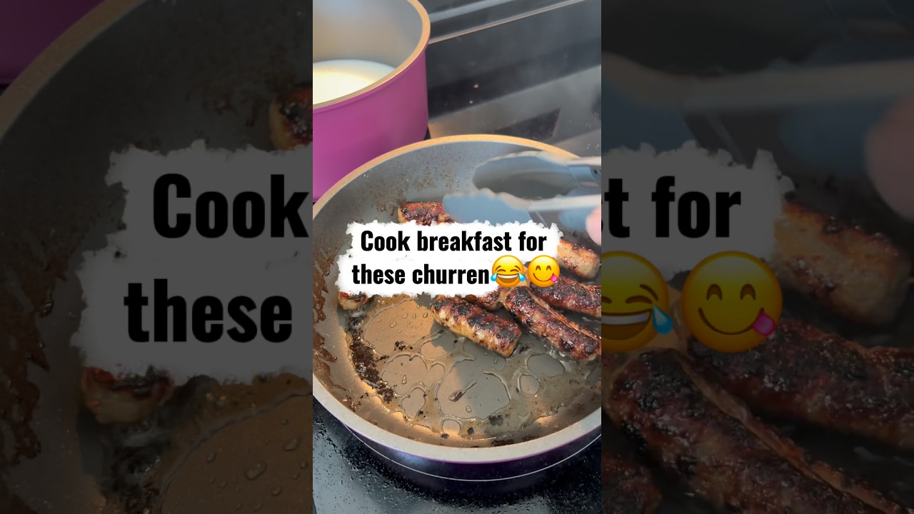 Cook breakfast with me  for these churren as a SAHM & Wife! 