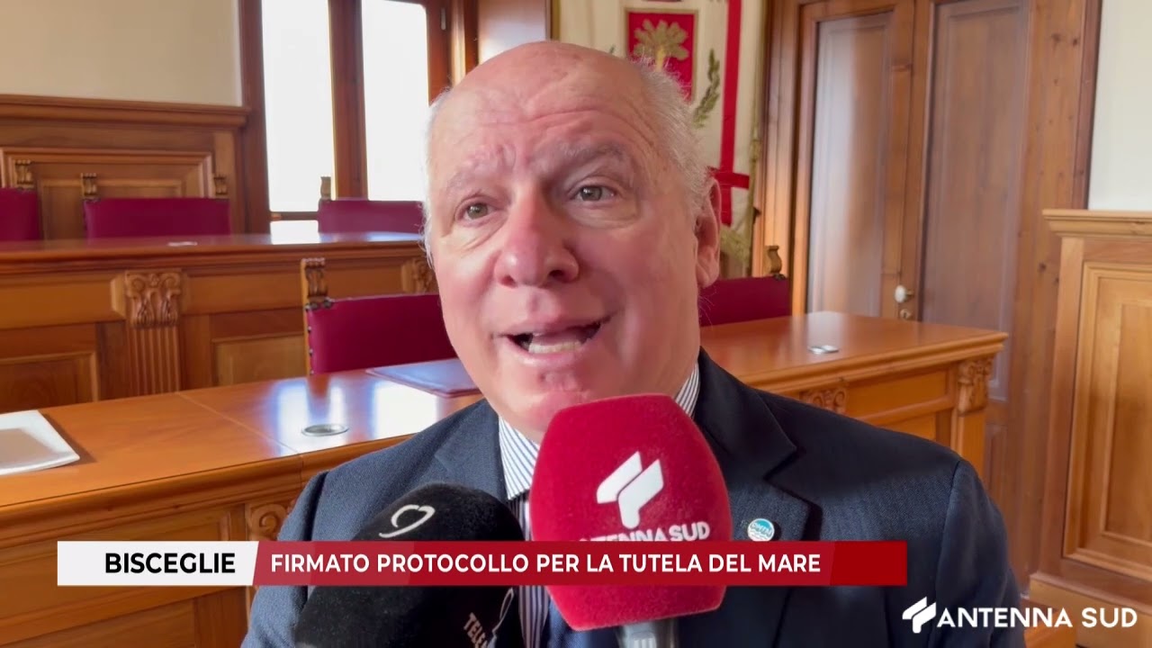 30 GENNAIO 2026 - BISCEGLIE, FIRMATO PROTOCOLLO PER LA TUTELA DEL MARE