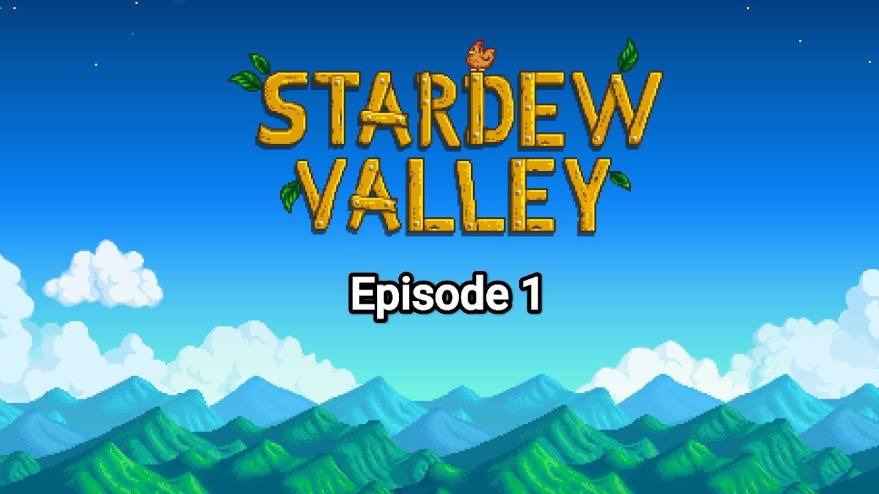 Stardew Valley. Ep.1. Starting a new life in the farm and meeting new people. 