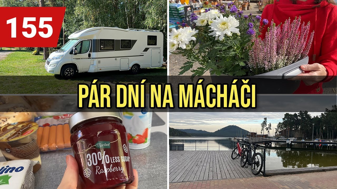 VLOG | Jedeme s obytkou 🚍 na Máchovo jezero | Objevy z Lidlu |Trvalkové záhony v říjnu