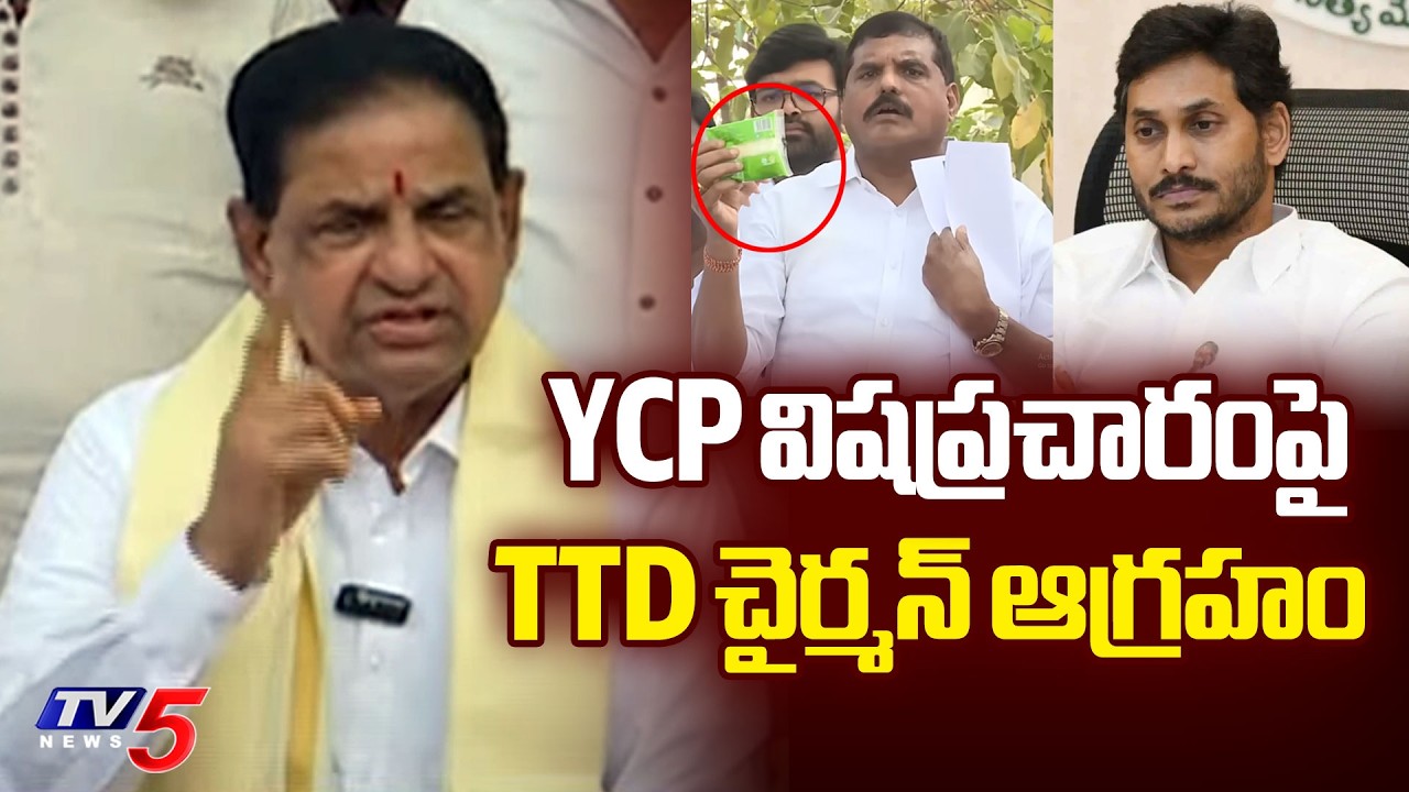 TTD Chairman BR Naidu Fires On YCP Fake Propaganda Against Heritage Foods || TV5