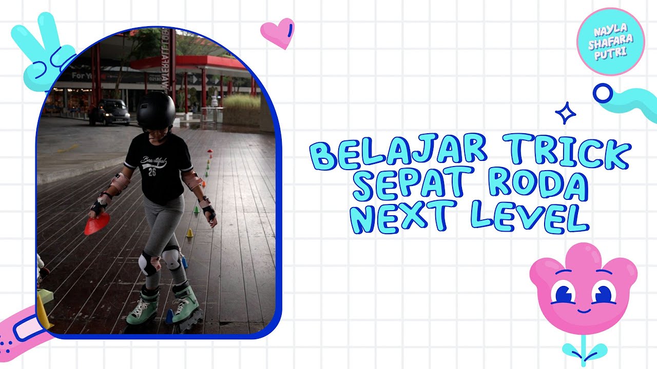 JAGO BANGET !!! KAKAK ZAHRA DAN NAYLA UDAH MENGUASAI TRICK TRICK BARU SEPATU RODA !!!