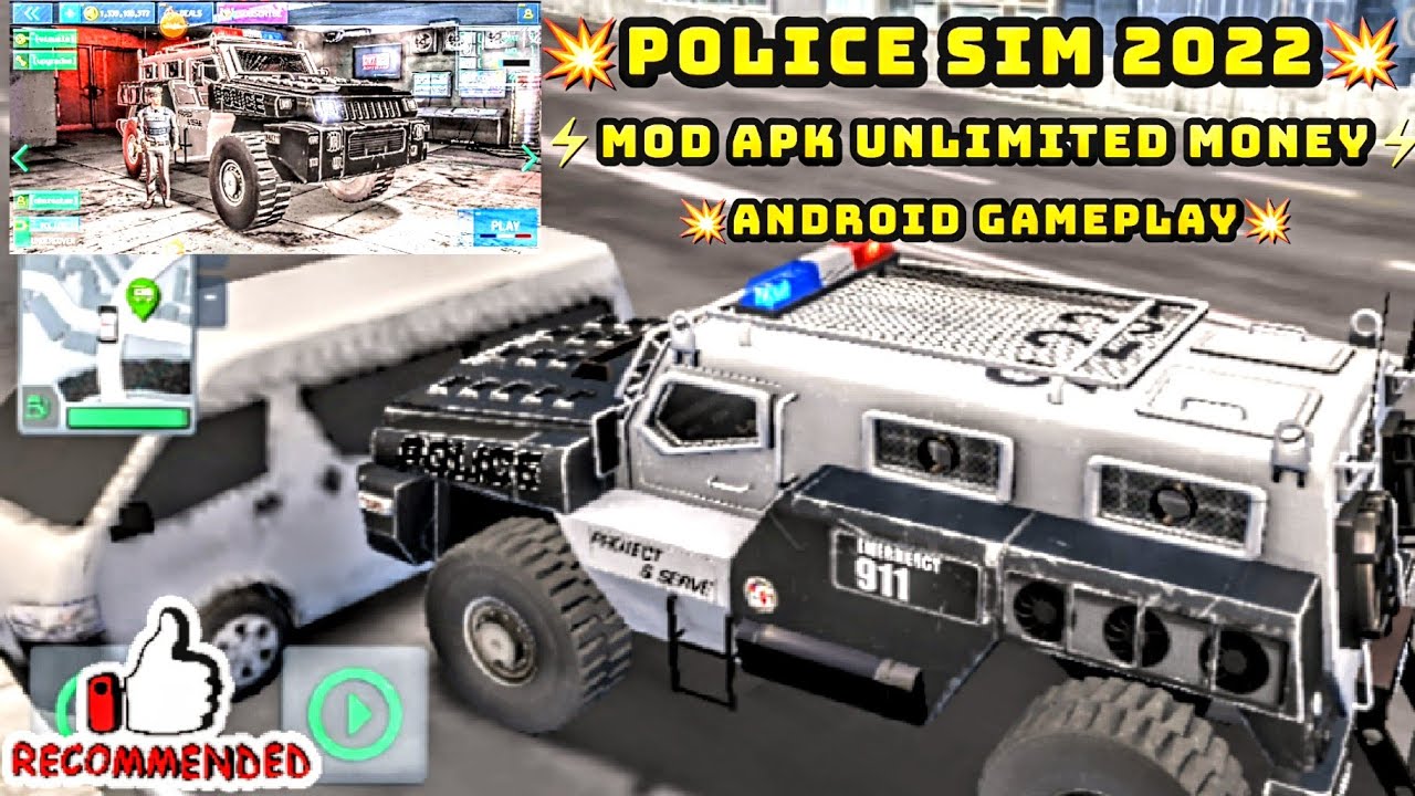 Police Sim 2022 Mod Apk Unlimited Money Android Gameplay