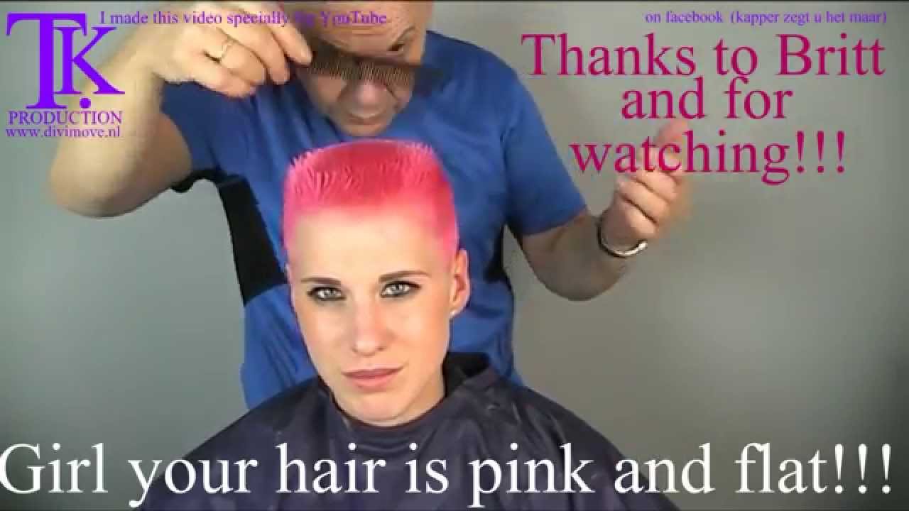 Girl your hair is pink and flat!!! BRITT by Theo Knoop