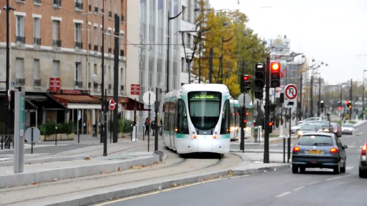 Tramway T2 - Marche à blanc  (2) sur le prolongement Porte de Versailles  (Nikon D90)