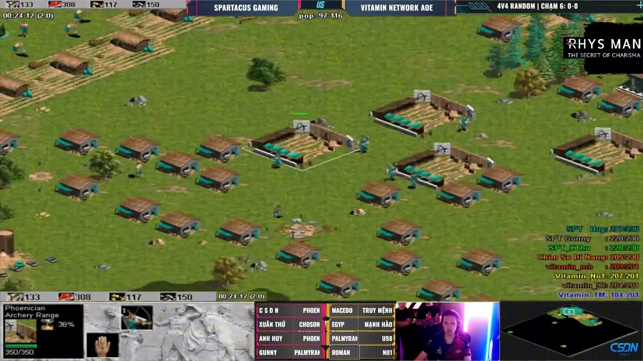 Spartacus vs Vitamin | Khai Trương LeoGaming | 04/09/2024 #aoe #chimsedinang