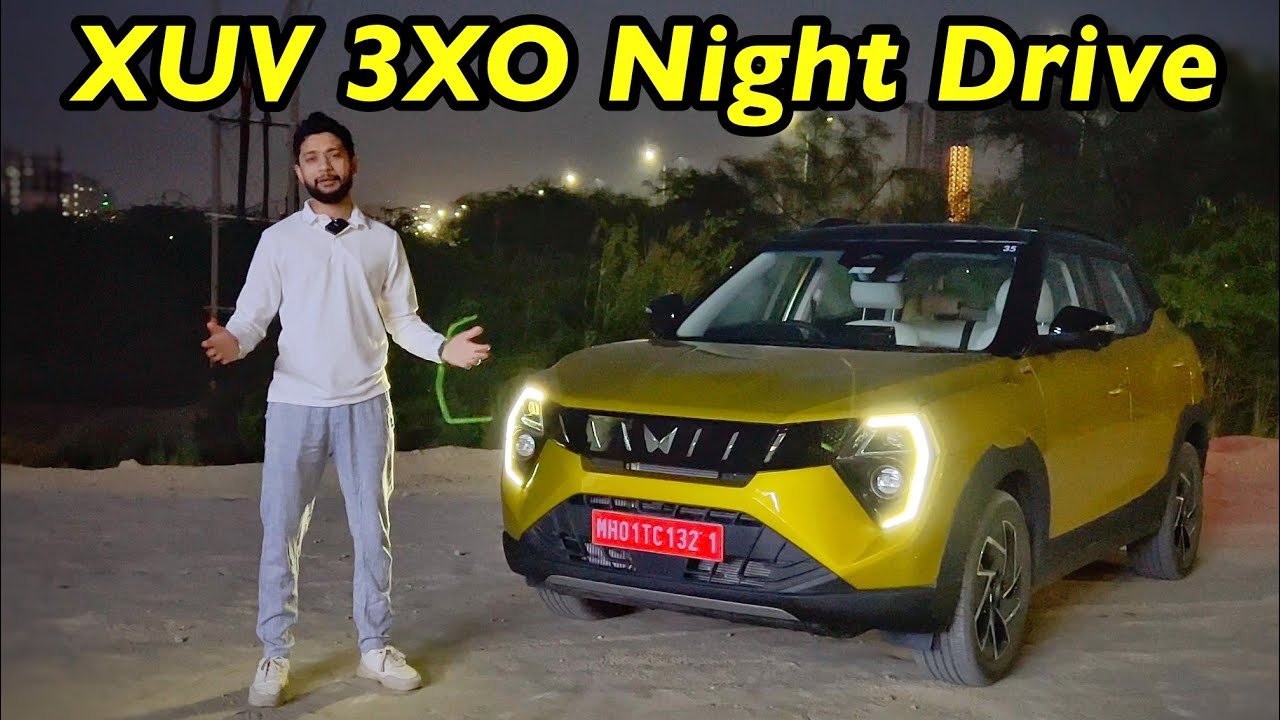 Mahindra XUV 3XO Night Drive Experience💡@Aayush ssm