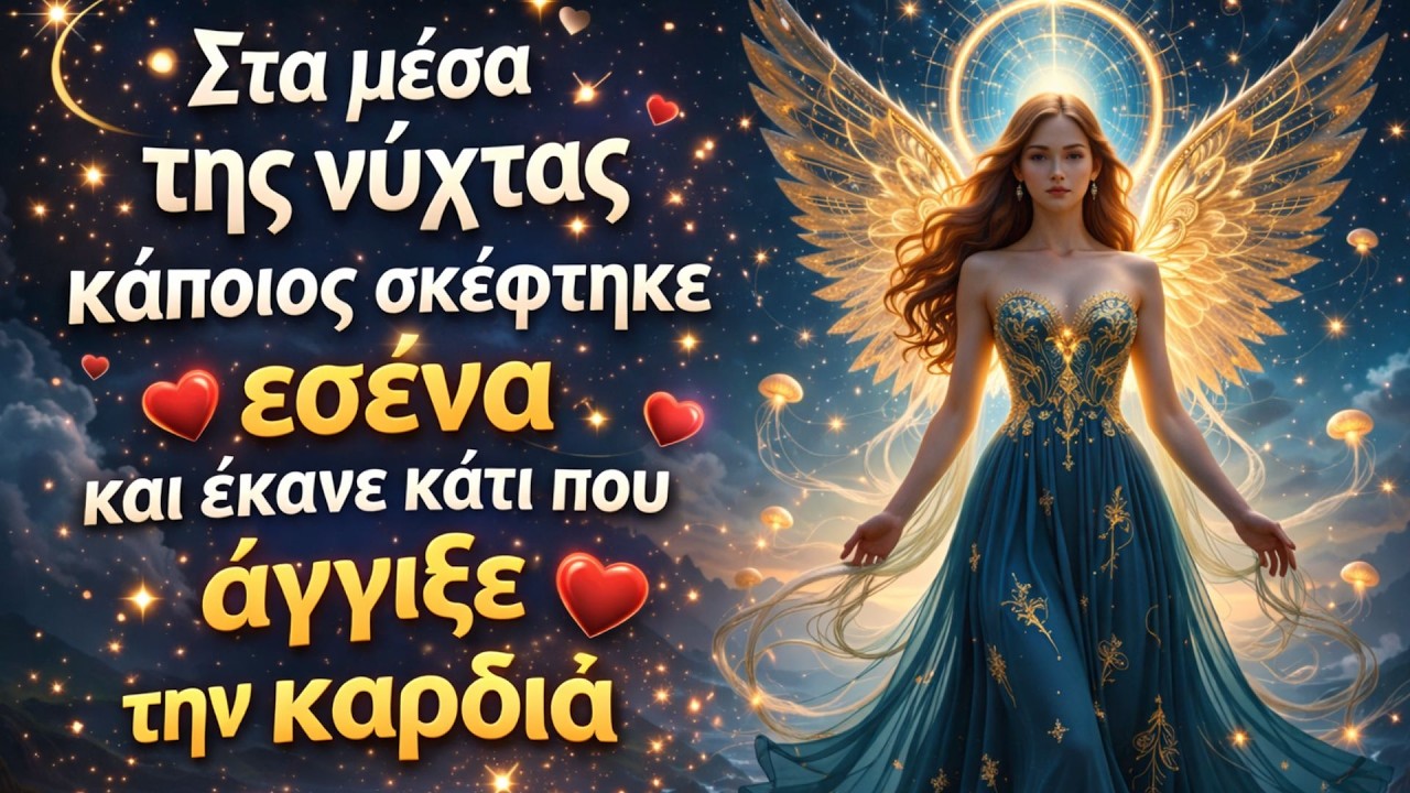 Στα μέσα της νύχτας κάποιος σκέφτηκε εσένα και έκανε κάτι που άγγιξε την καρδιά