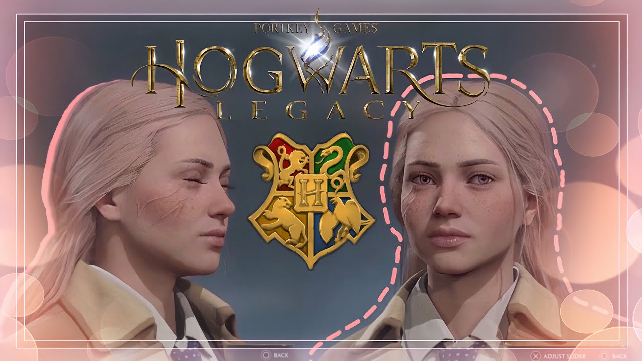 Hogwarts Legacy - my Witch char. customization! 🍑 (see how it looks in game!)
