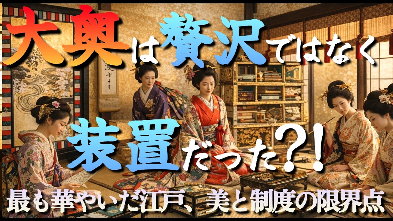 【江戸物語】徳川家斉と大奥｜化政の繁栄を支えた“静かな仕組み”と財政の影 #歴史 #日本文化 #日本史