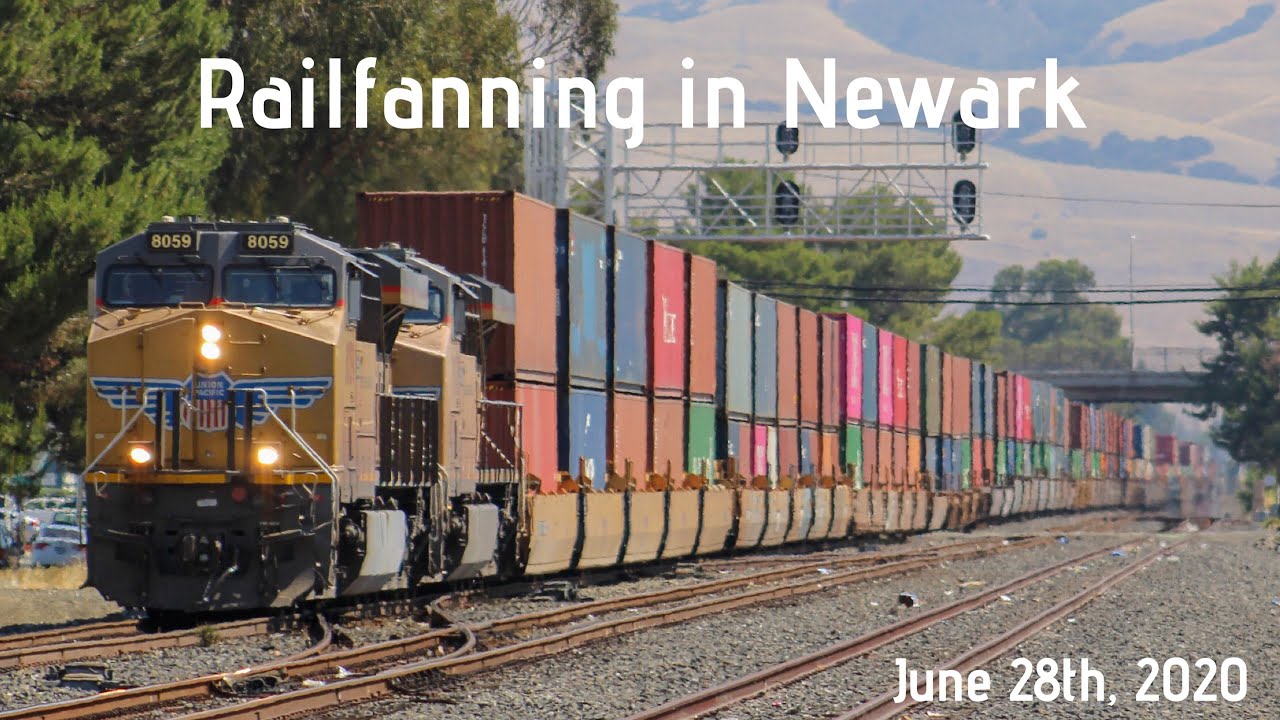 Railfanning in Newark, CA, 6/28/20