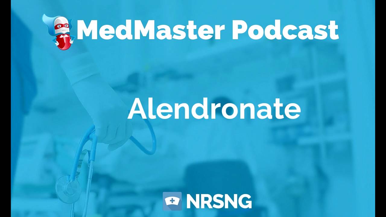 Alendronate Nursing Considerations, Side Effects and Mechanism of Action Pharmacology for Nurses