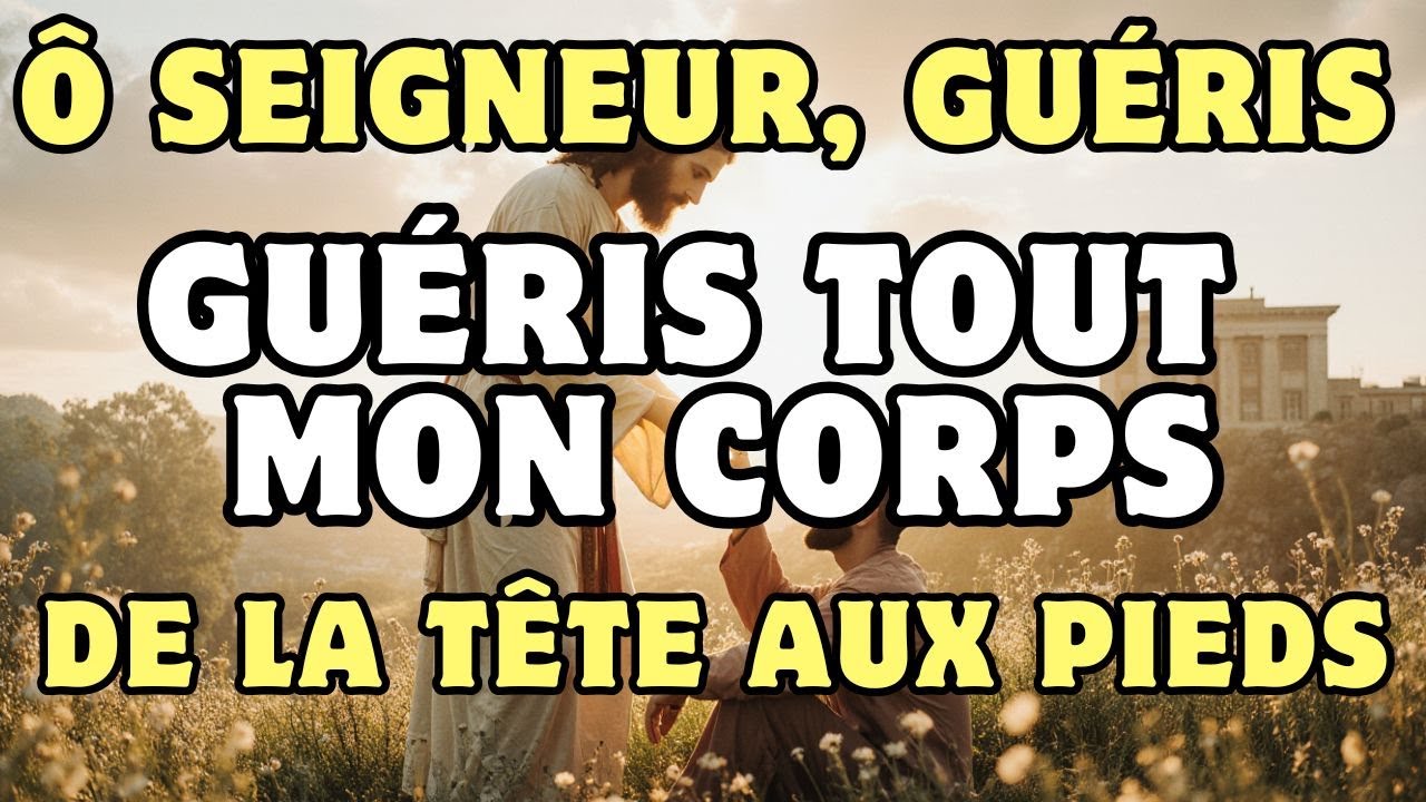 Ô SEIGNEUR, GUÉRIS TOUT MON CORPS, DE LA TÊTE AUX PIEDS | PRIÈRE DE GUÉRISON