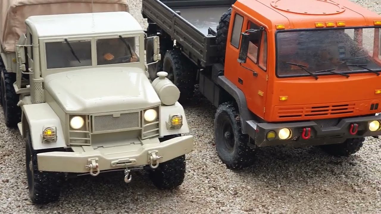 CrossRC FC6 & HC6 having fun. (off road 6x6)