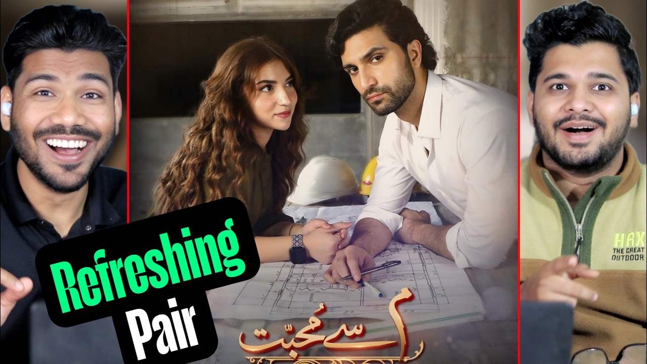 Indians react to Meem Se Mohabbat Teasers & OST | Ahad Raza Meer & Dananeer Mobeen