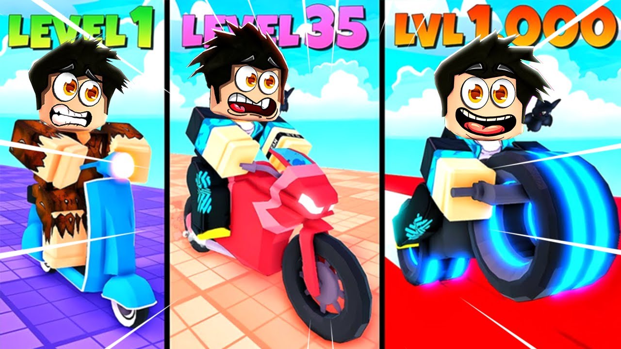HIZLI GİT VE ŞAMPİYON OL! 👊 Roblox Motorcycle Race Click Simulator