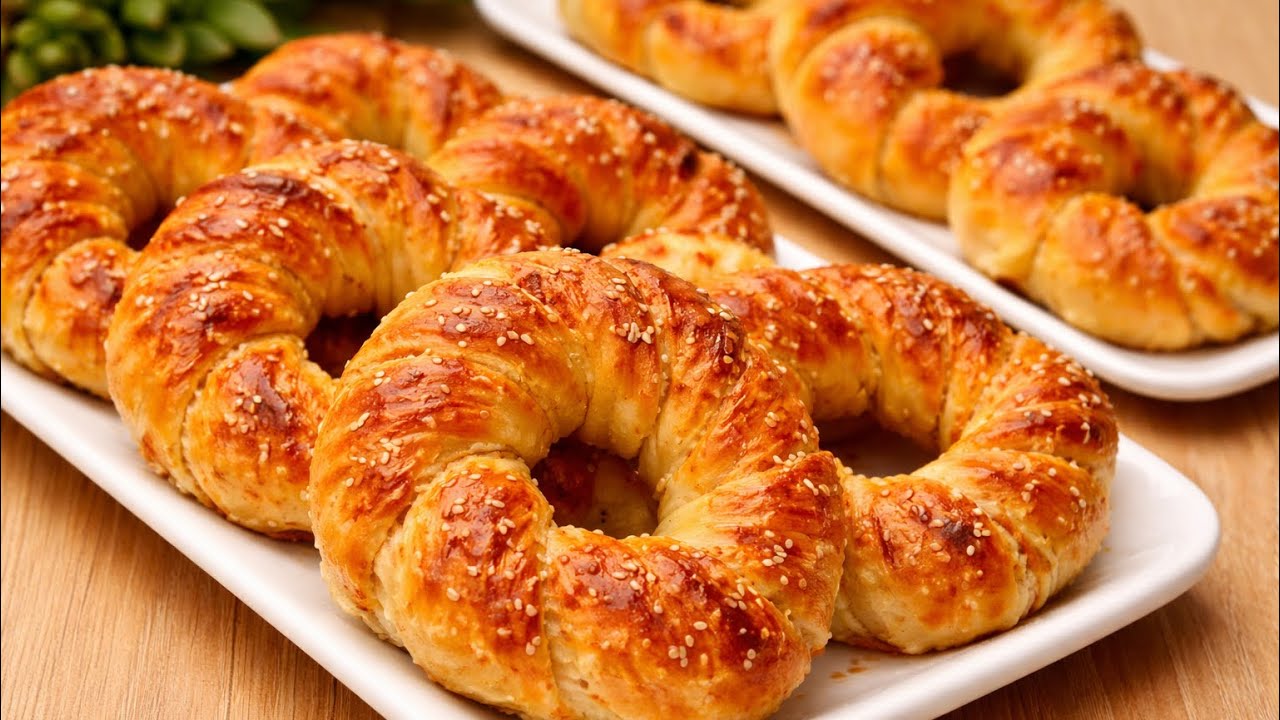Сырные крендели – простой, мягкий и очень вкусный рецепт