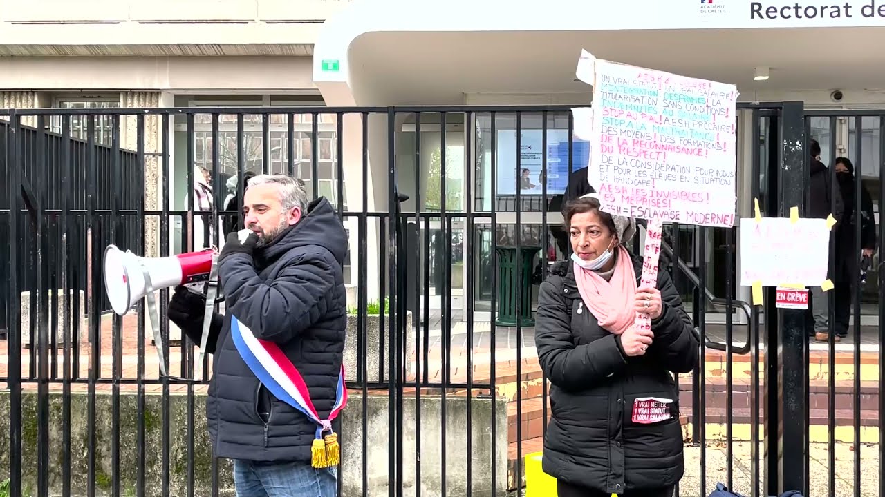 Mobilisation des AESH : 
