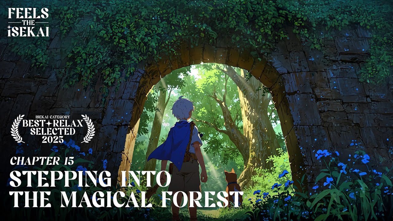 🎧 stepping into the magical forest 🌲🔮 - Isekai Anime Relaxing Music | Nature Ambience 🍃
