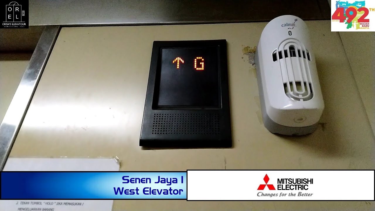 Mitsubishi Elevator at Senen Jaya I (West Elevator)