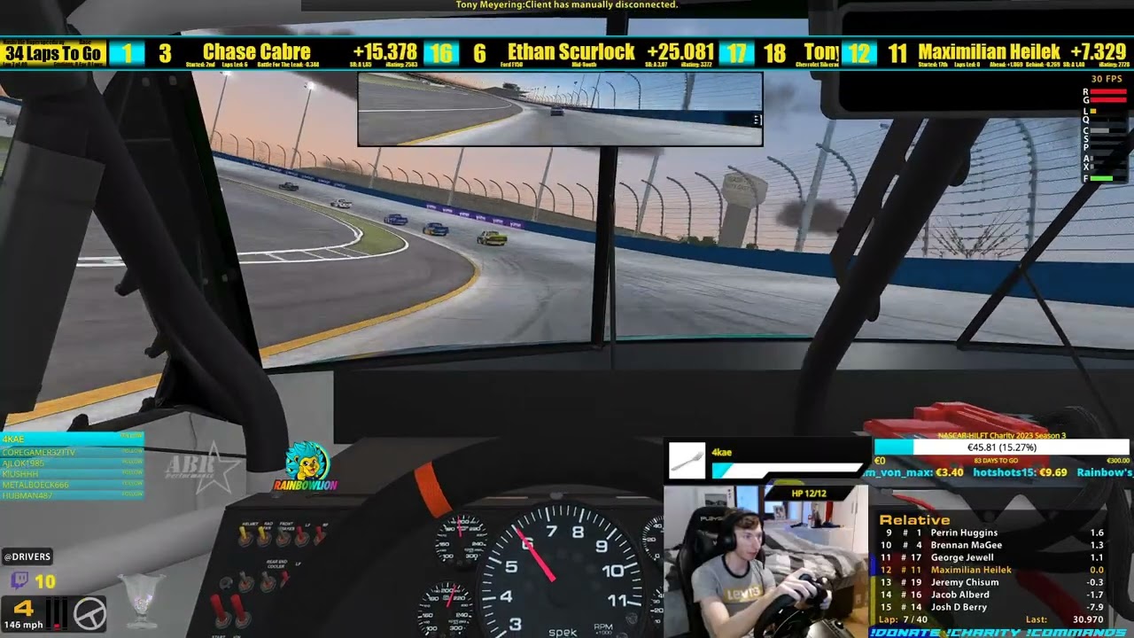 NASCAR Class C Maconi Setup Shop Fixed @ Nashville Feat. Chase Cabre - iRacing HPiRE Max Heilek