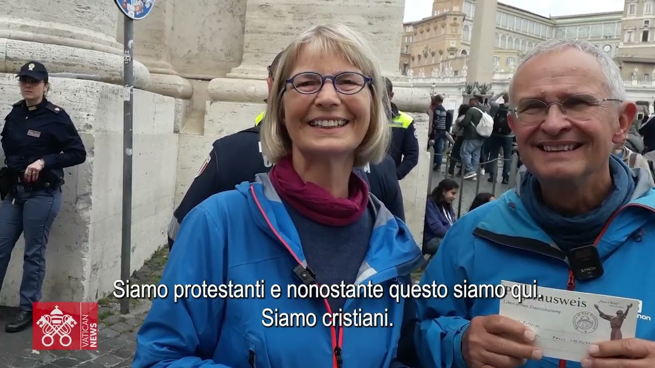 Sabine e Michael (Germania): Siamo protestanti ma amiamo Papa Francesco