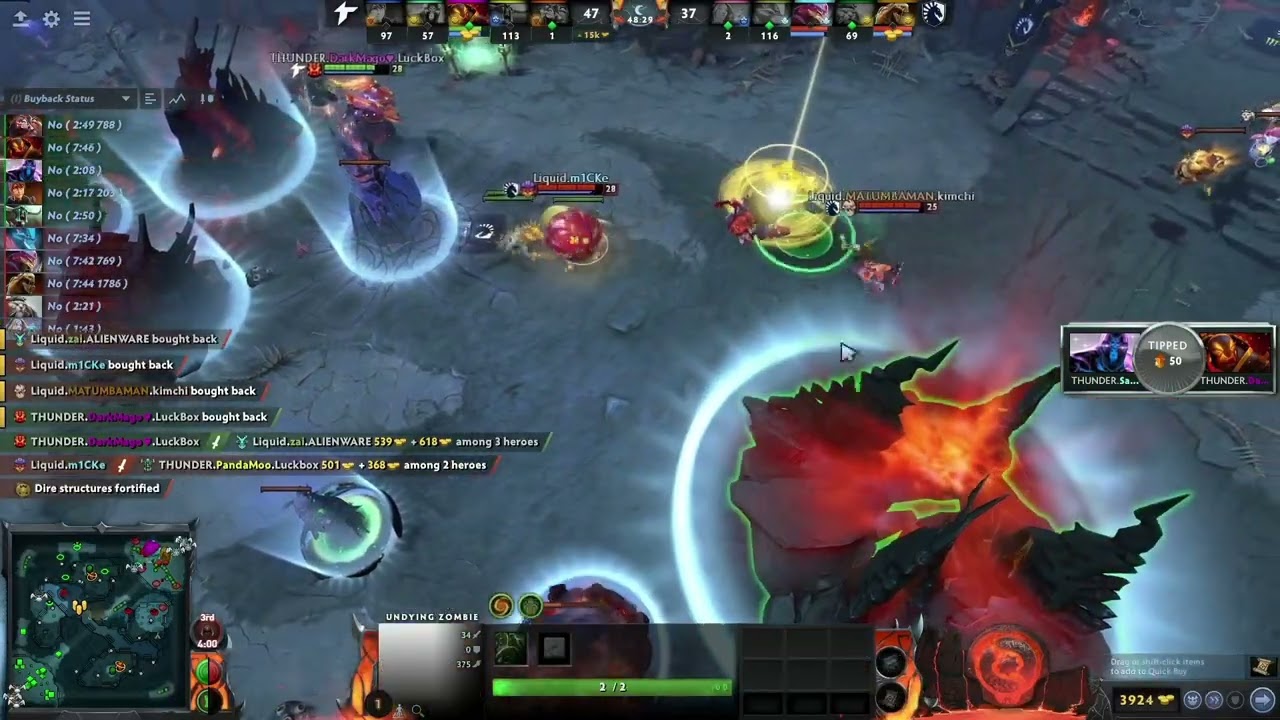 Team Liquid HUGE EMOTIONS COMEBACK after Thunder Awaken Darkmago RAMPAGE TI11 The International 2022
