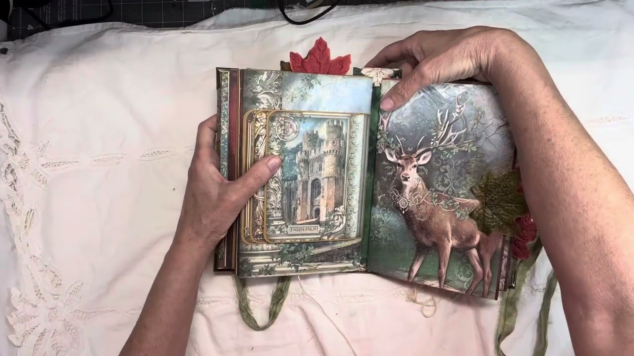 My @Stamperiainternational  Magic Forest journal with slip case SOLD!