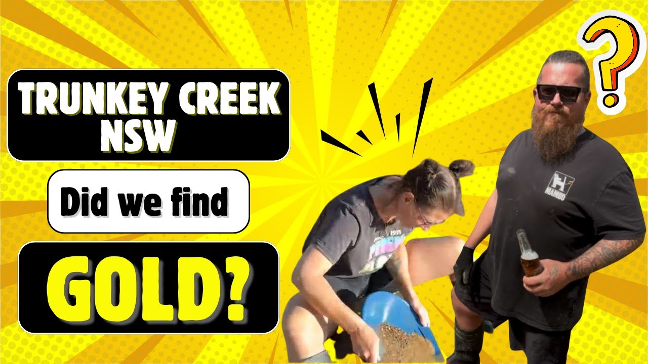 Can we find our first GOLD Picker in Trunkey Creek NSW? Caravanning Australia NSW Travel