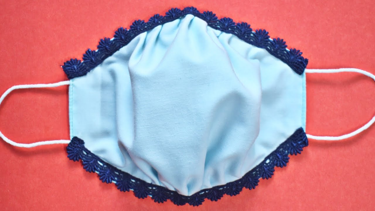 *FULLY BREATHABLE* Face Mask / New Design - Face Mask Sewing Tutorial- It Doesn't Touch Nose & Mouth