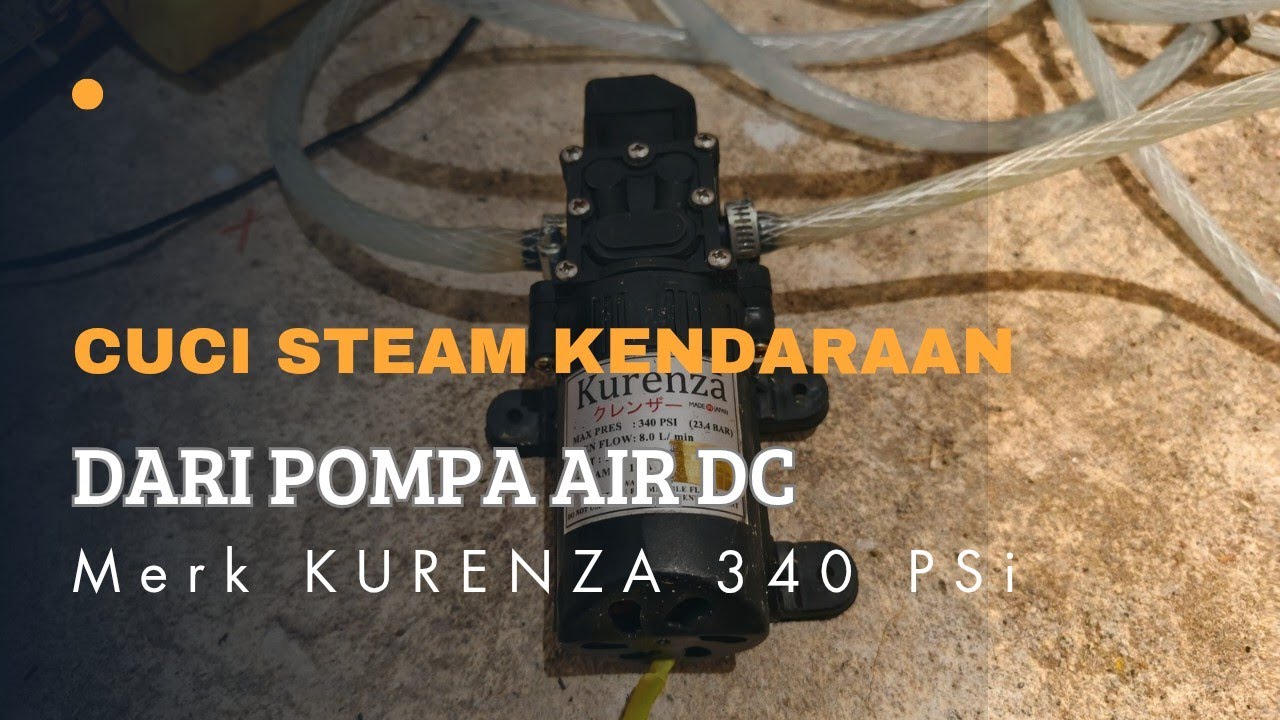 Alat Cuci Steam Motor 12 Volt 340 PSi