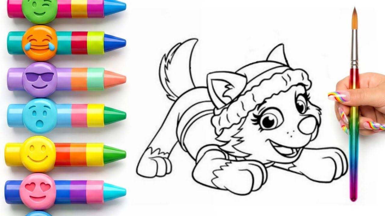 Cute Paw Patrol Drawing 🐾 | Drawing and Coloring for Kids