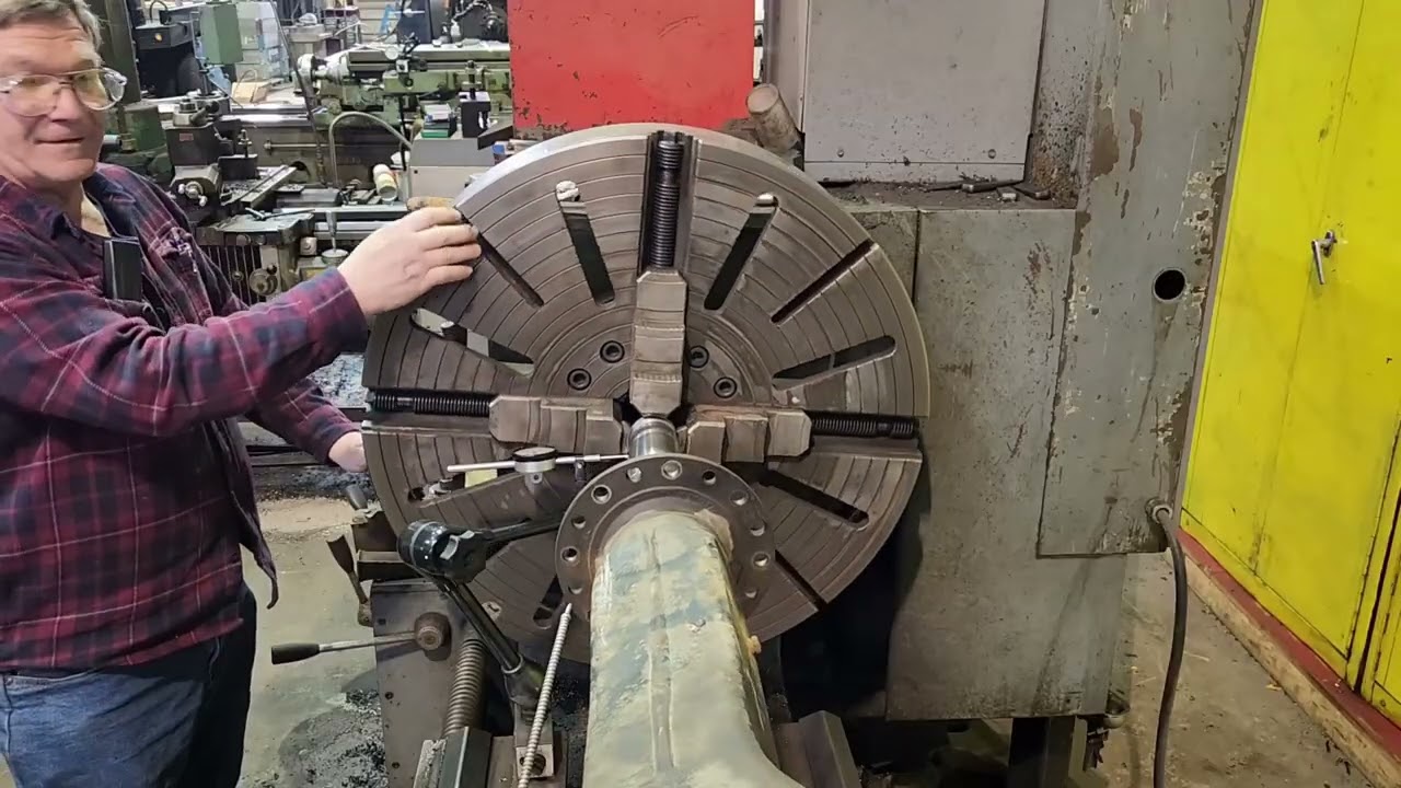 Bent axle stub repair - Machining (3 of 3)