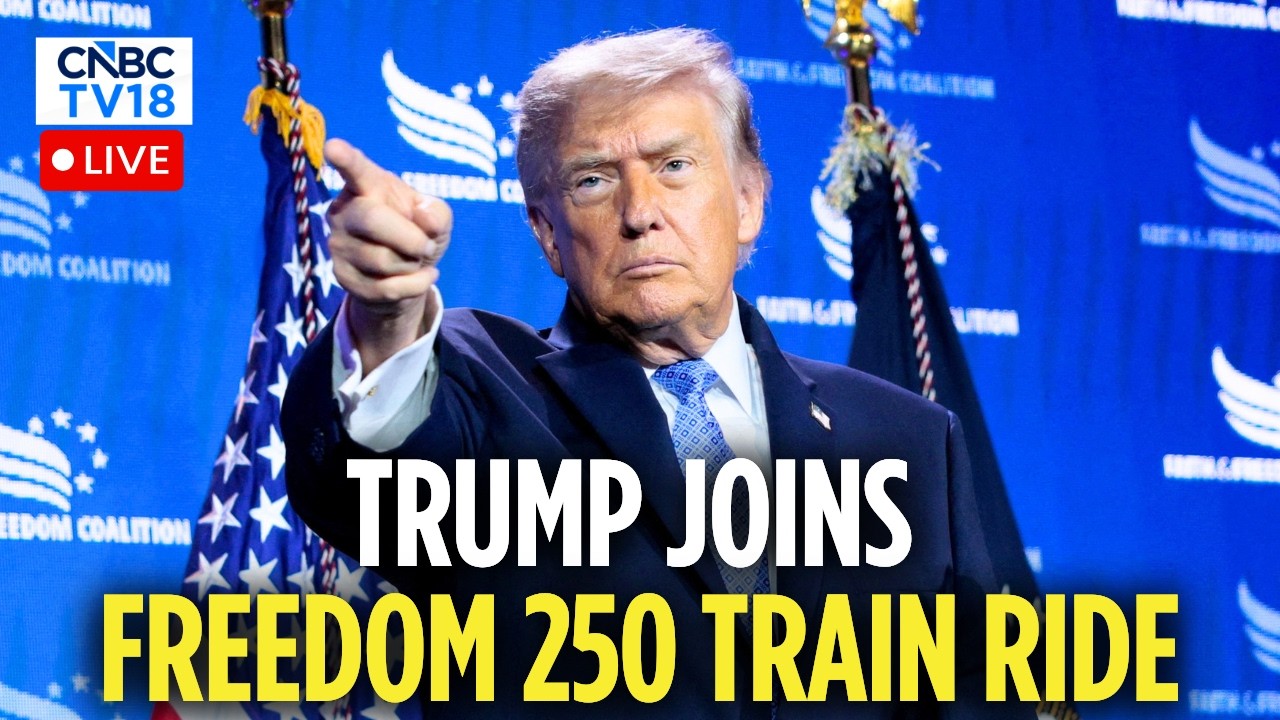 WATCH LIVE: Donald Trump Arrives for Freedom 250 Train Ride & Welcome Ceremony | July 4 | N18G