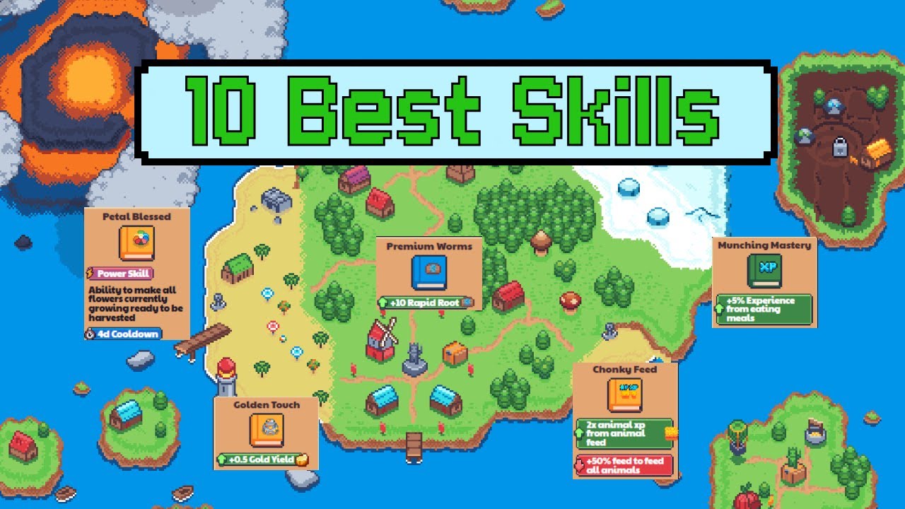 10 Best Skills in Sunflower Land