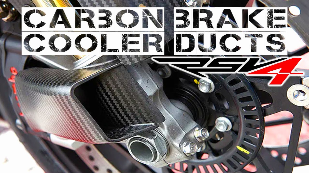 RSV4 | Carbon Brake Cooler Ducts | Install