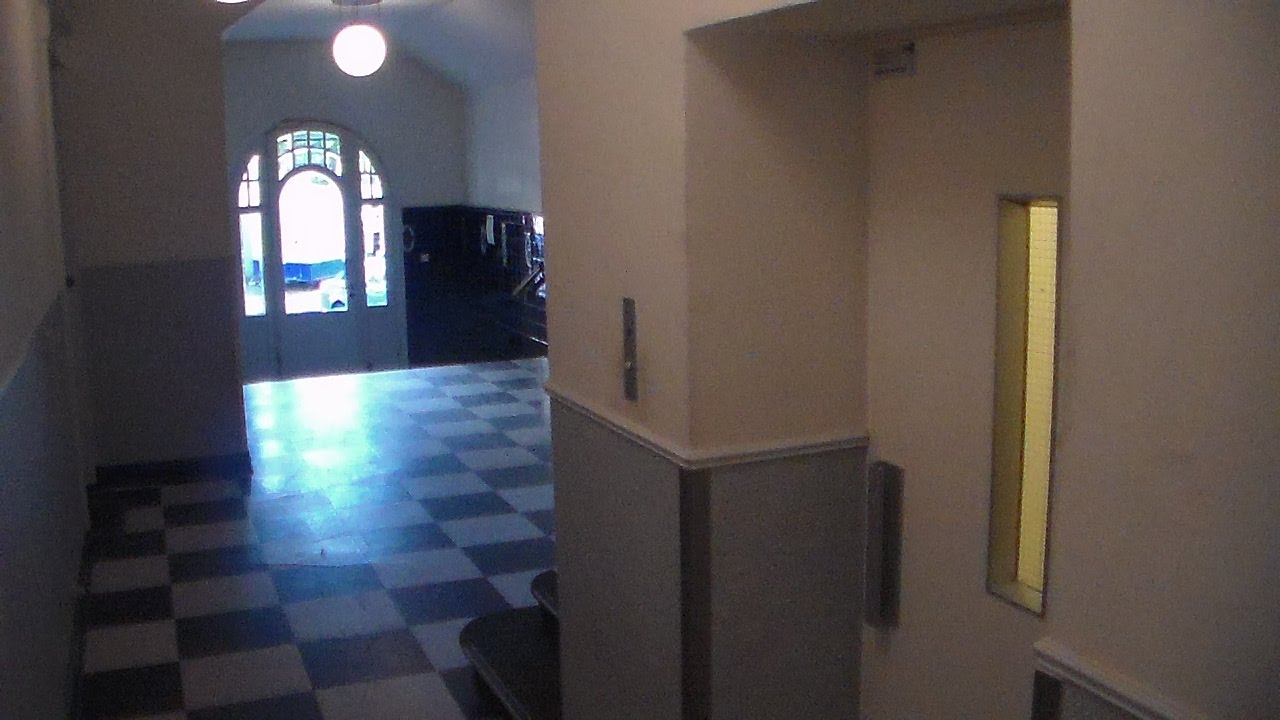 Amazing original Flohr-OTIS elevator in Hamburg Harvestehude, Germany