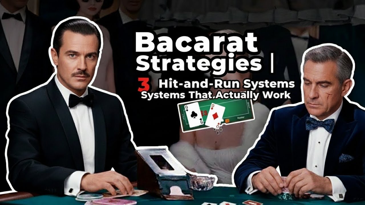 ⚡ Baccarat Strategies | 3 Hit-and-Run Systems That Actually Work