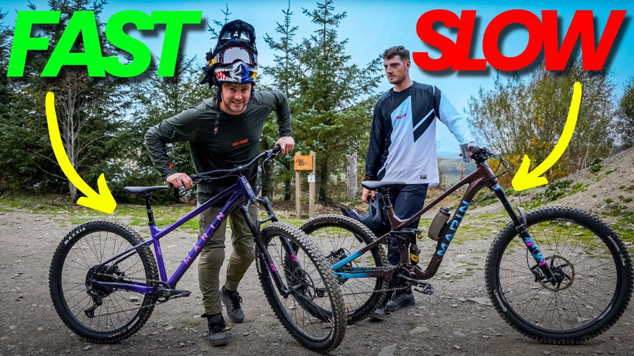 IS A HARDTAIL ACTUALLY FASTER THAN AN ENDURO BIKE??