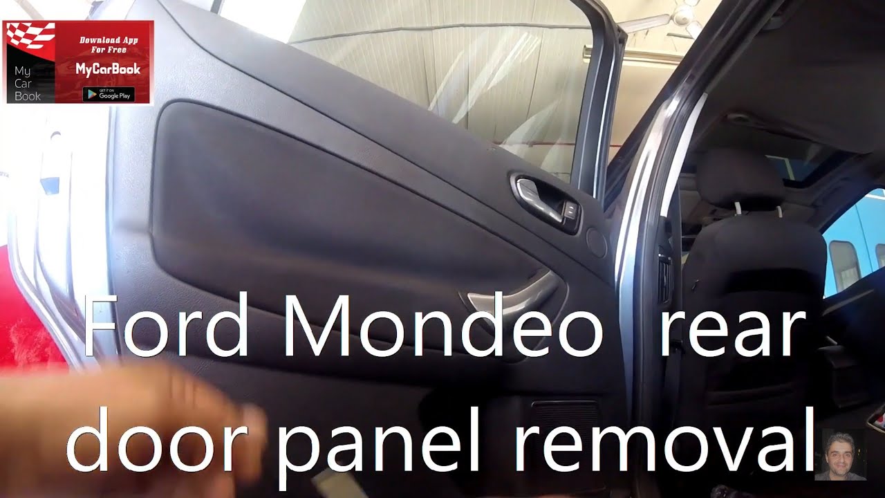 Ford Mondeo 2007-2010 (Mk4)  rear door panel removal
