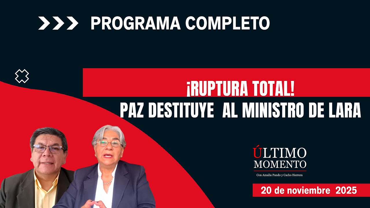 🔴&iexcl;Ruptura total! Paz destituye al ministro de Lara| #CabildeoDigital