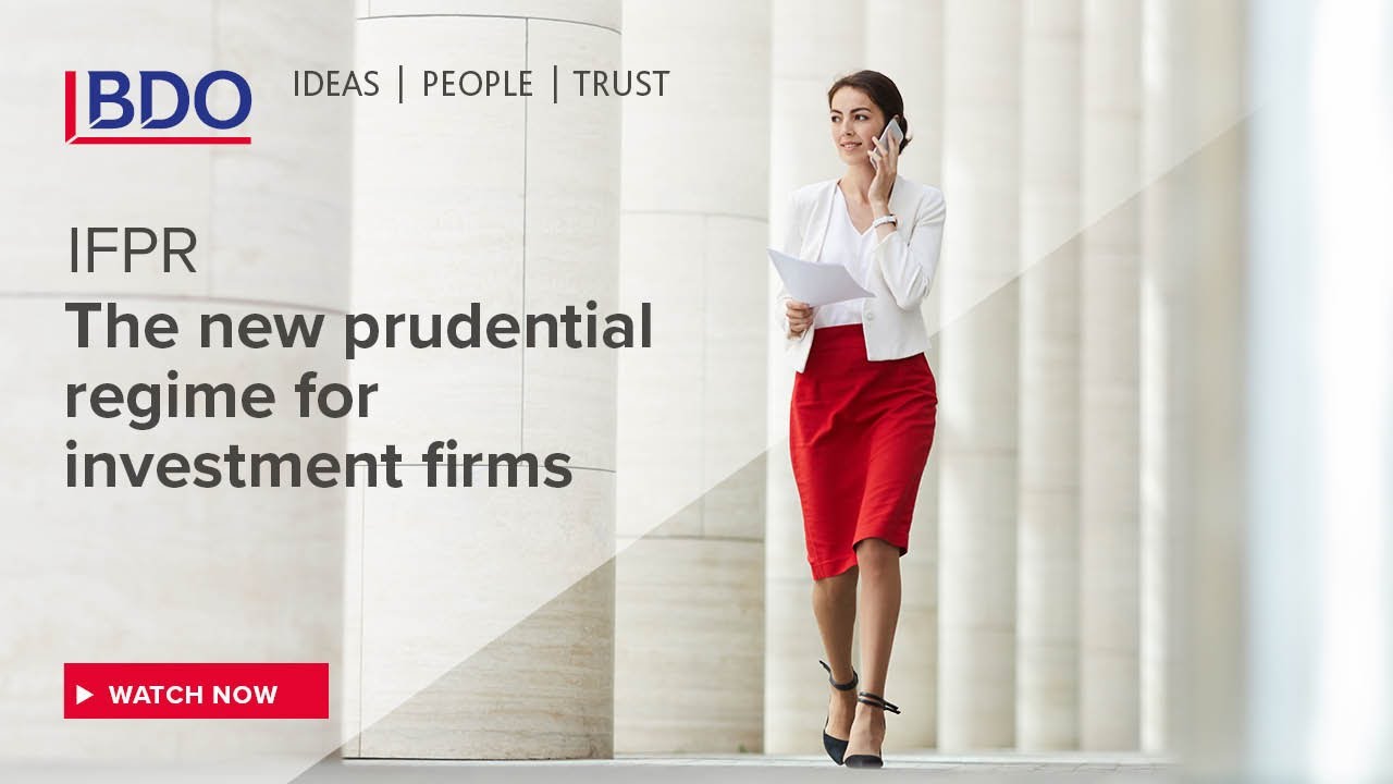 IFPR – the new prudential regime for investment firms | Webinar