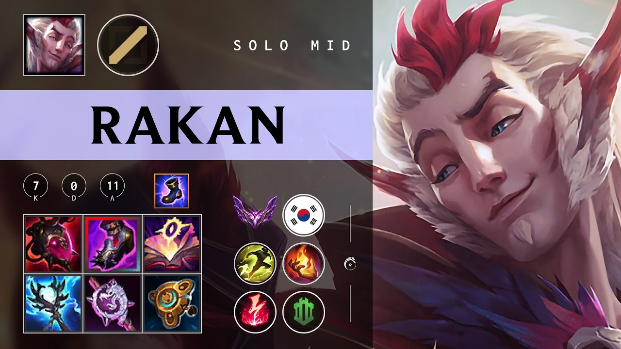 Rakan Mid vs Ryze - KR Master Patch 26.05